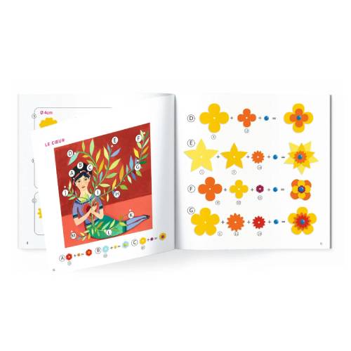 יצירה בהשראת אמנים - פרידה קאלו Djeco – תמונה 4