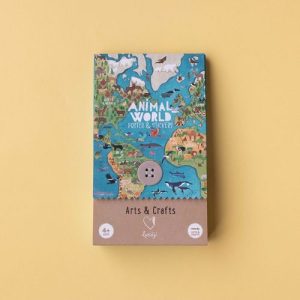 יצירה - מדבקות - Animal World Londji