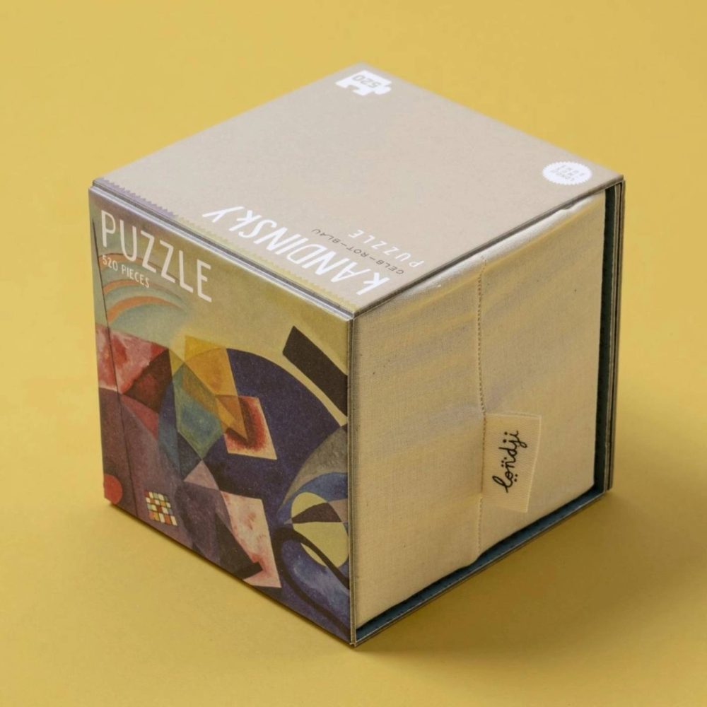 ⁦Cube פאזל - קנדינסקי - Gelb Rot Blau - 520 חלקים - Londji⁩ – תמונה ⁦9⁩