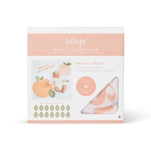 חיתול טטרה עם כרטיסיות - אפרסקים Lulujo