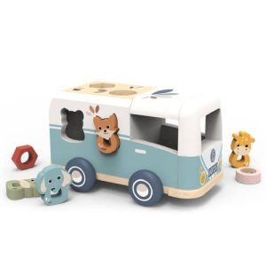 התאם צורה אוטו מעץ Speedy Monkey