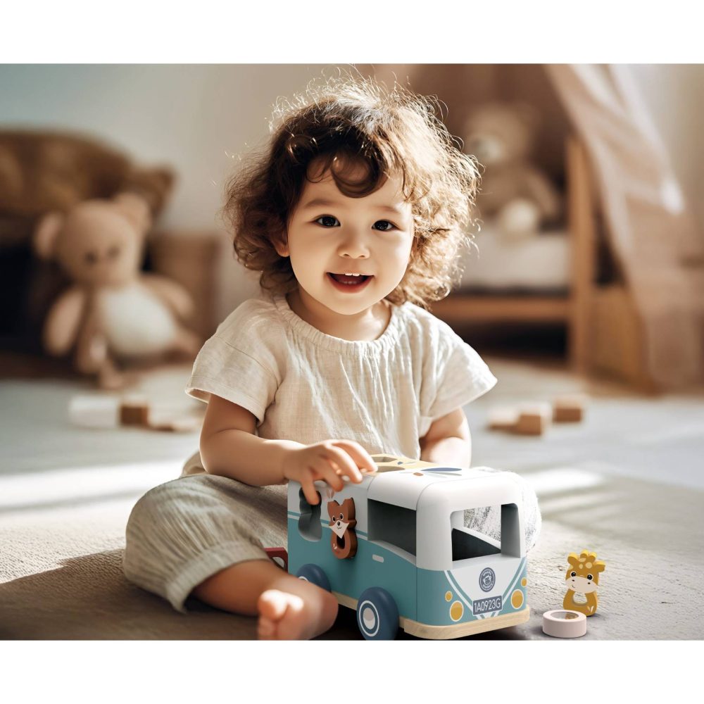 ⁦התאם צורה אוטו מעץ Speedy Monkey⁩ – תמונה ⁦3⁩
