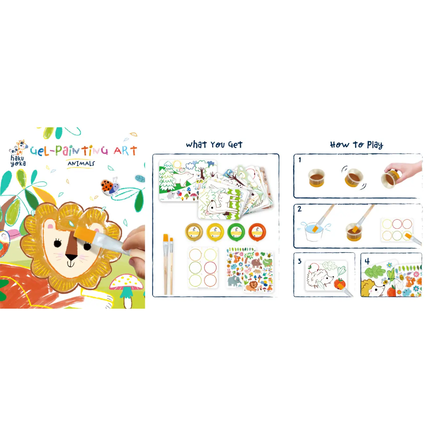 ערכת צביעה עם כרטיסיות ומדבקות - Avenir – תמונה 2