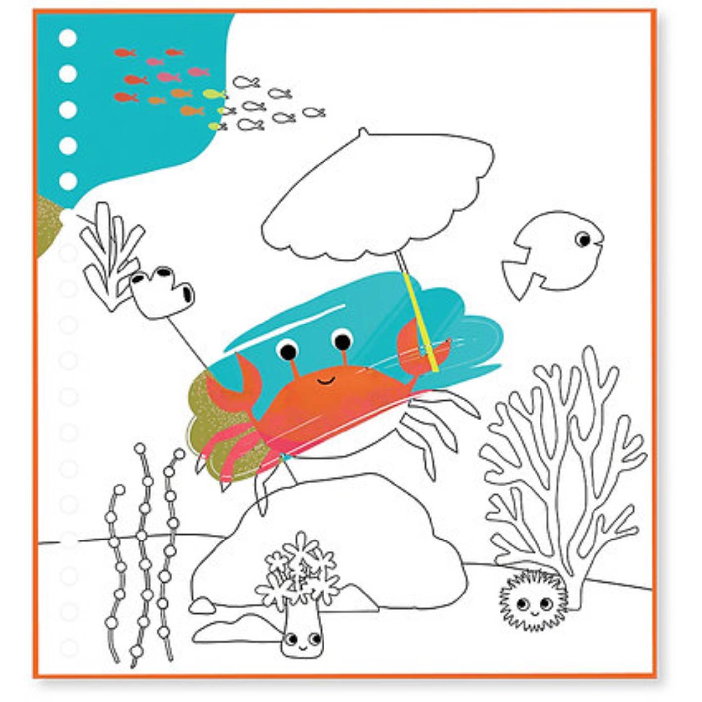 פעילויות צביעת קסם ומדבקות- אוקיינוס- Floss&Rock – תמונה 4