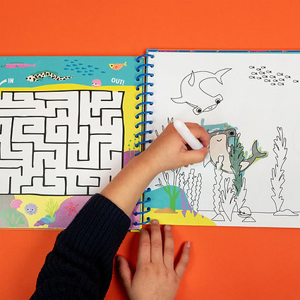 פעילויות צביעת קסם ומדבקות- אוקיינוס- Floss&Rock – תמונה 5