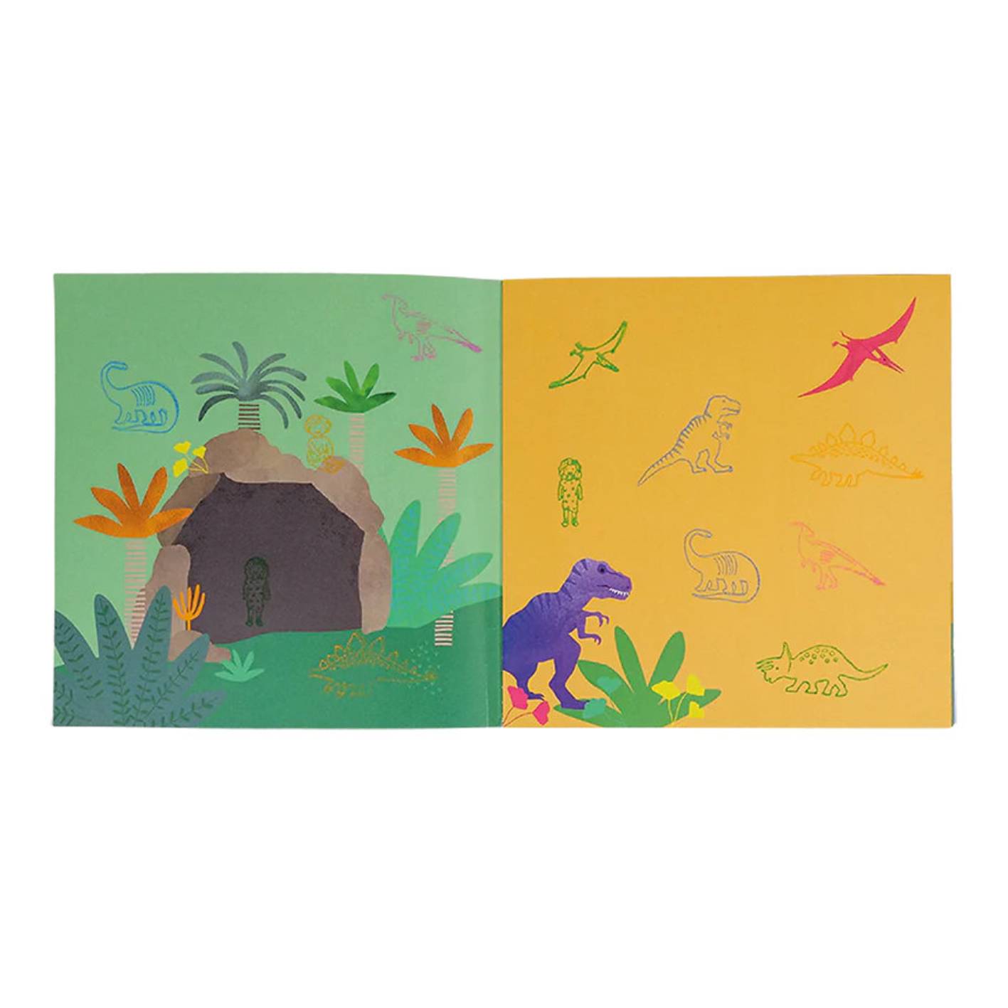 ערכת חותמות- דינוזאורים-Floss&Rock – תמונה 4