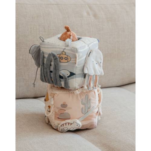 קוביית משחק התפתחותית - כחול ים - מיננה