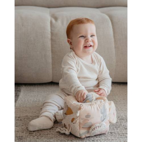 קוביית משחק התפתחותית - ורוד מדבר - מיננה – תמונה 2