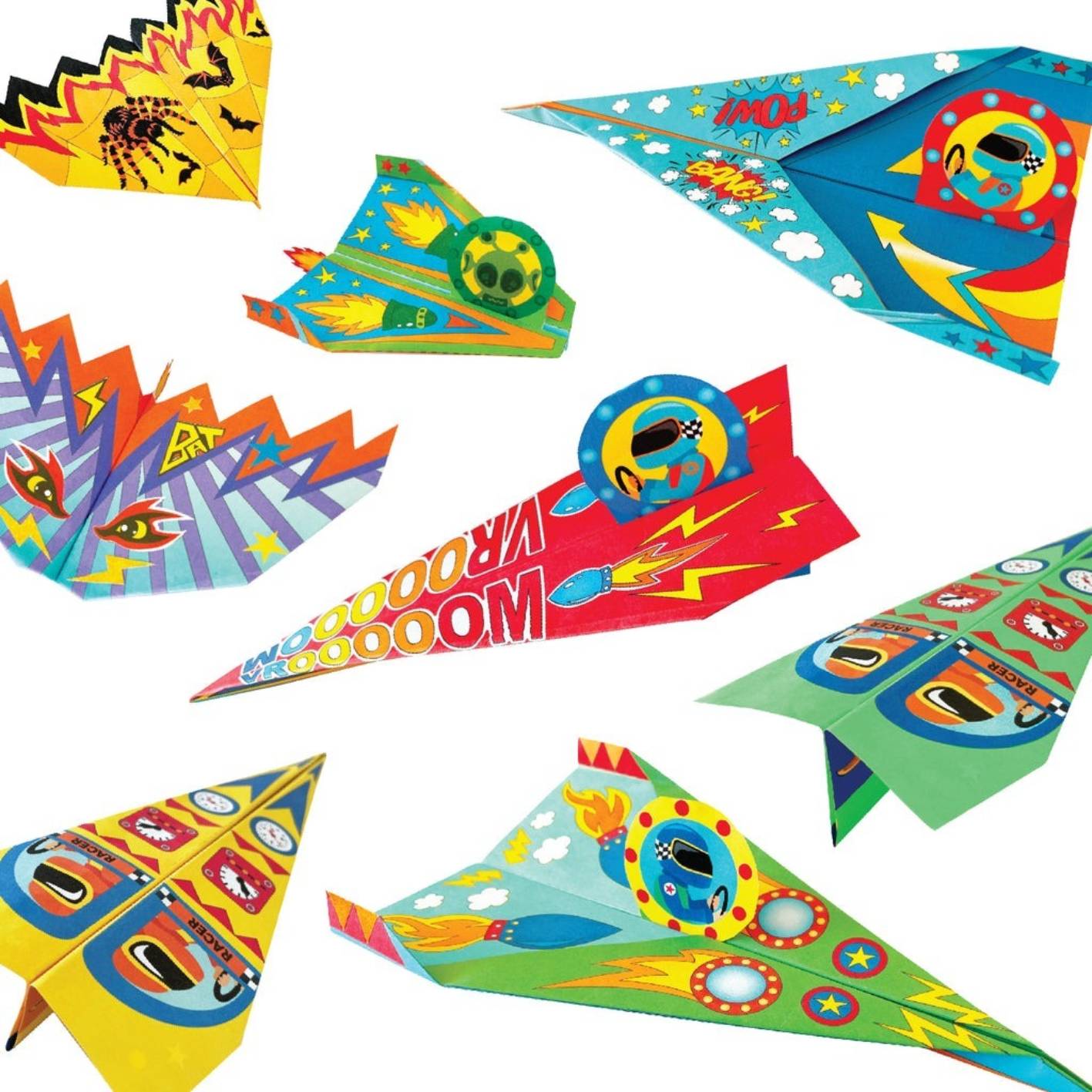 ערכה להכנת 20 מטוסי נייר - Box candiy – תמונה 2