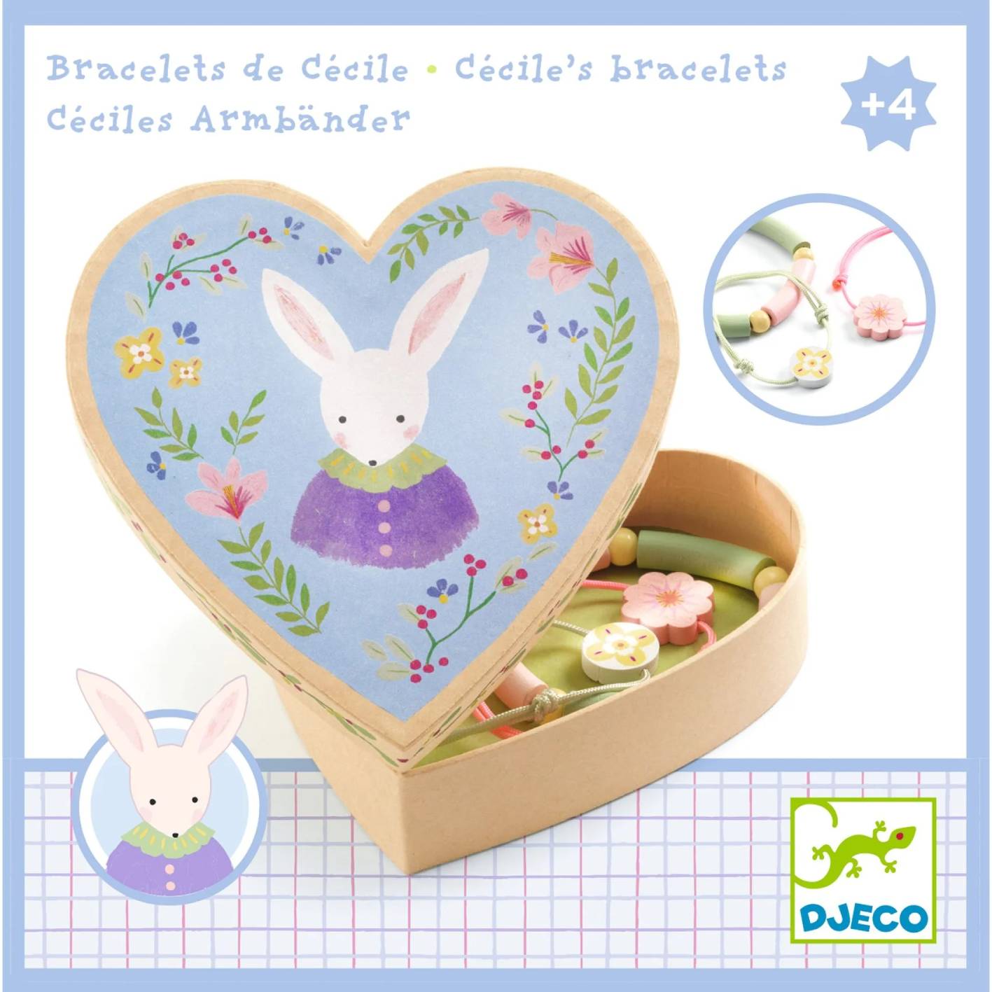 תיבת תכשיטים וצמידים - ססיל Djeco