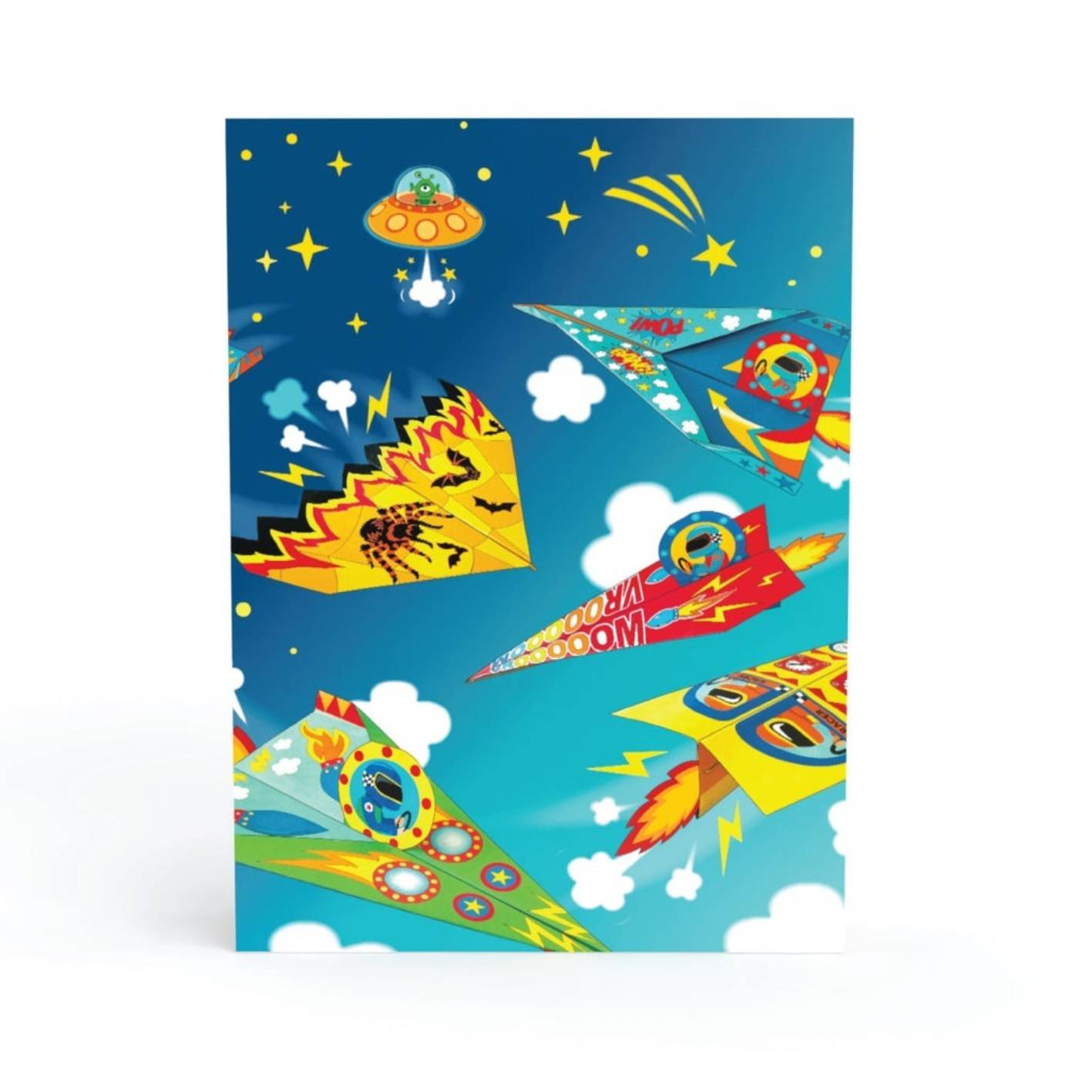 ערכה להכנת 20 מטוסי נייר - Box candiy – תמונה 4