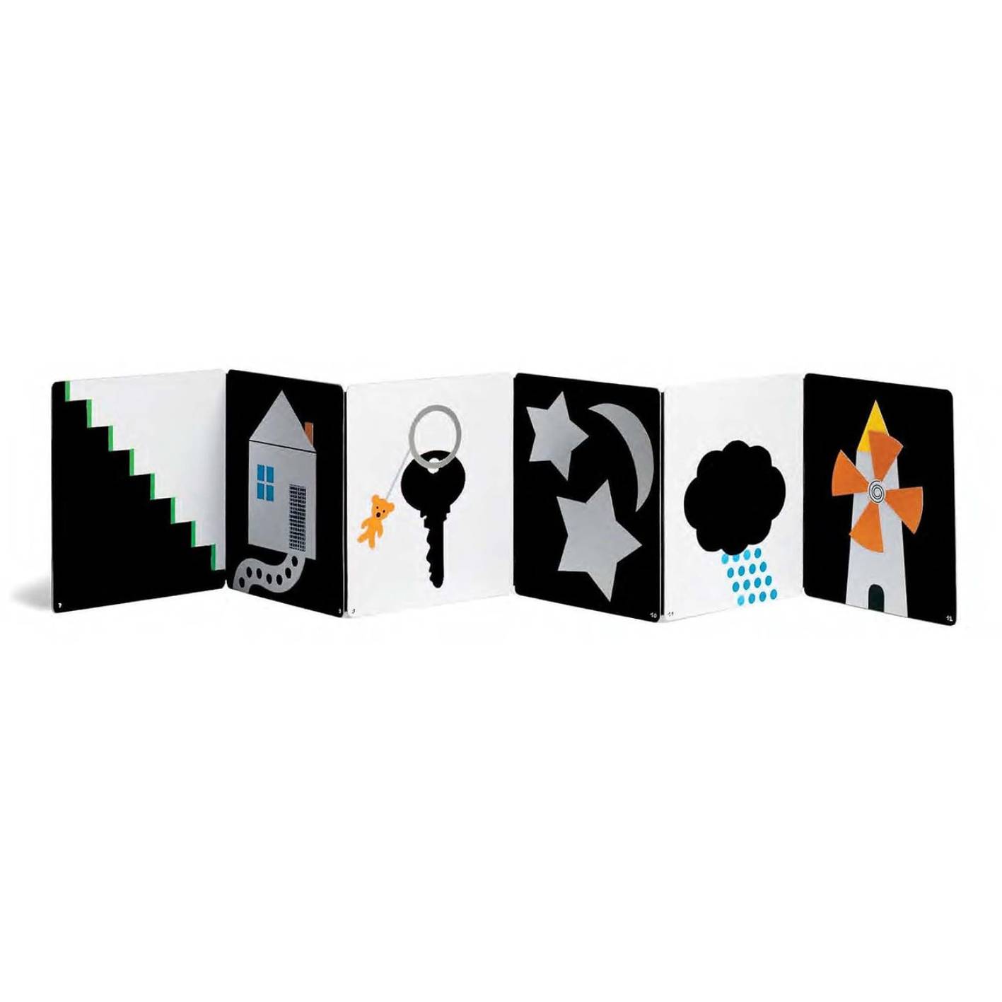 ספר קונצרטינה שחור לבן Post Wave – תמונה 4