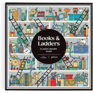 Books and Ladders - Literary Version of Classic