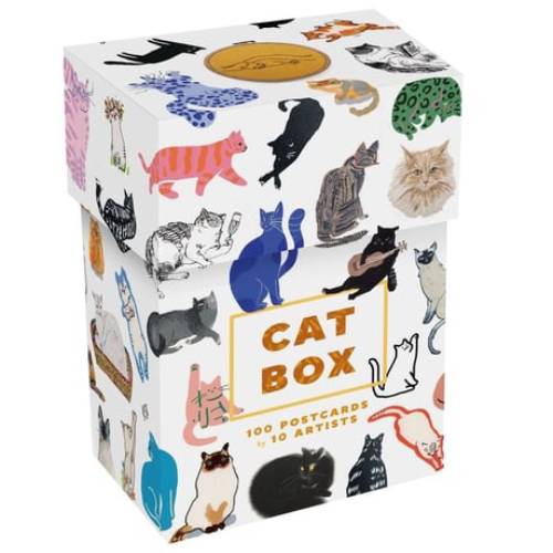 Cat Box - 100 Postcards By Artists