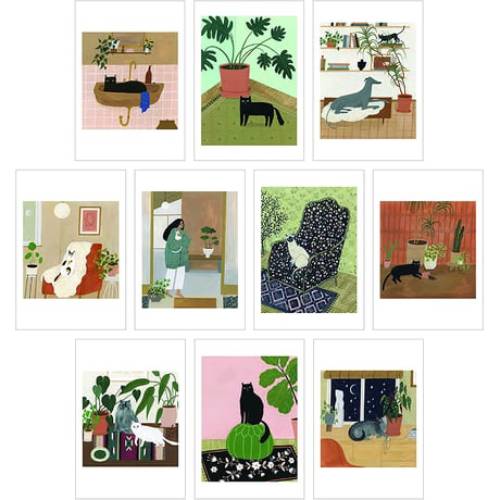 Cat Box - 100 Postcards By Artists – תמונה 3