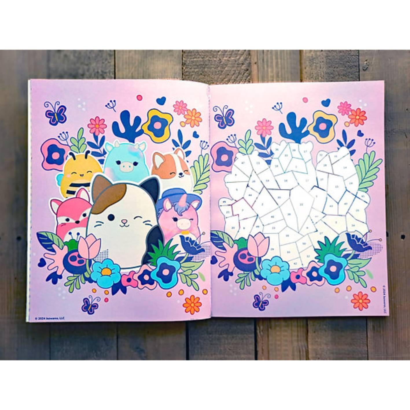 חוברת צביעה במדבקות פסיפס סקווישימלו hinkler – תמונה 4