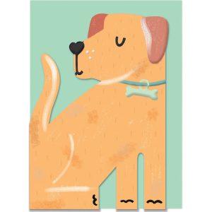 כרטיס ברכה -לברדור