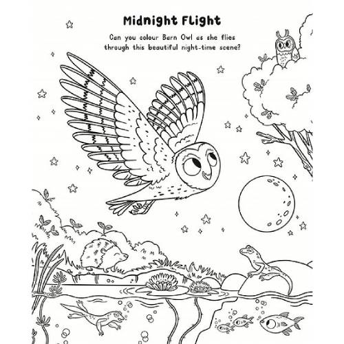 פוסטר לצביעה זוהר בחשיכה - טבע igloo – תמונה 2