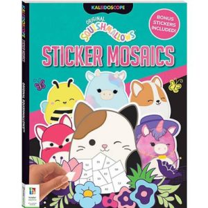 חוברת צביעה במדבקות פסיפס סקווישימלו hinkler