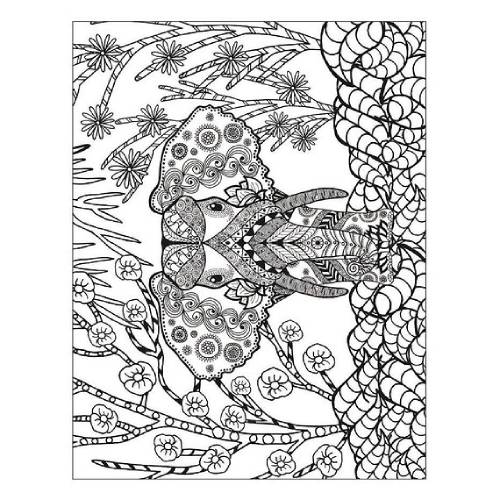 חוברת צביעה פרחי שנות ה 60 ו ה 70 Flower Power – תמונה 5