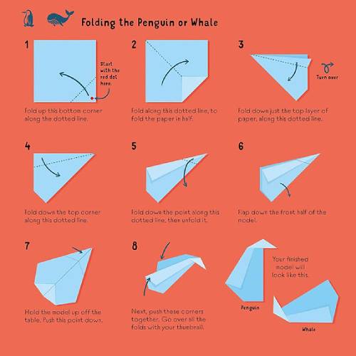 חוברת אוריגמי חיות Usborne – תמונה 6