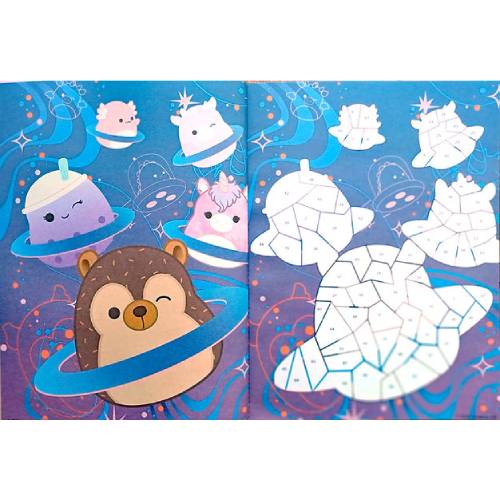 חוברת צביעה במדבקות פסיפס סקווישימלו hinkler – תמונה 6