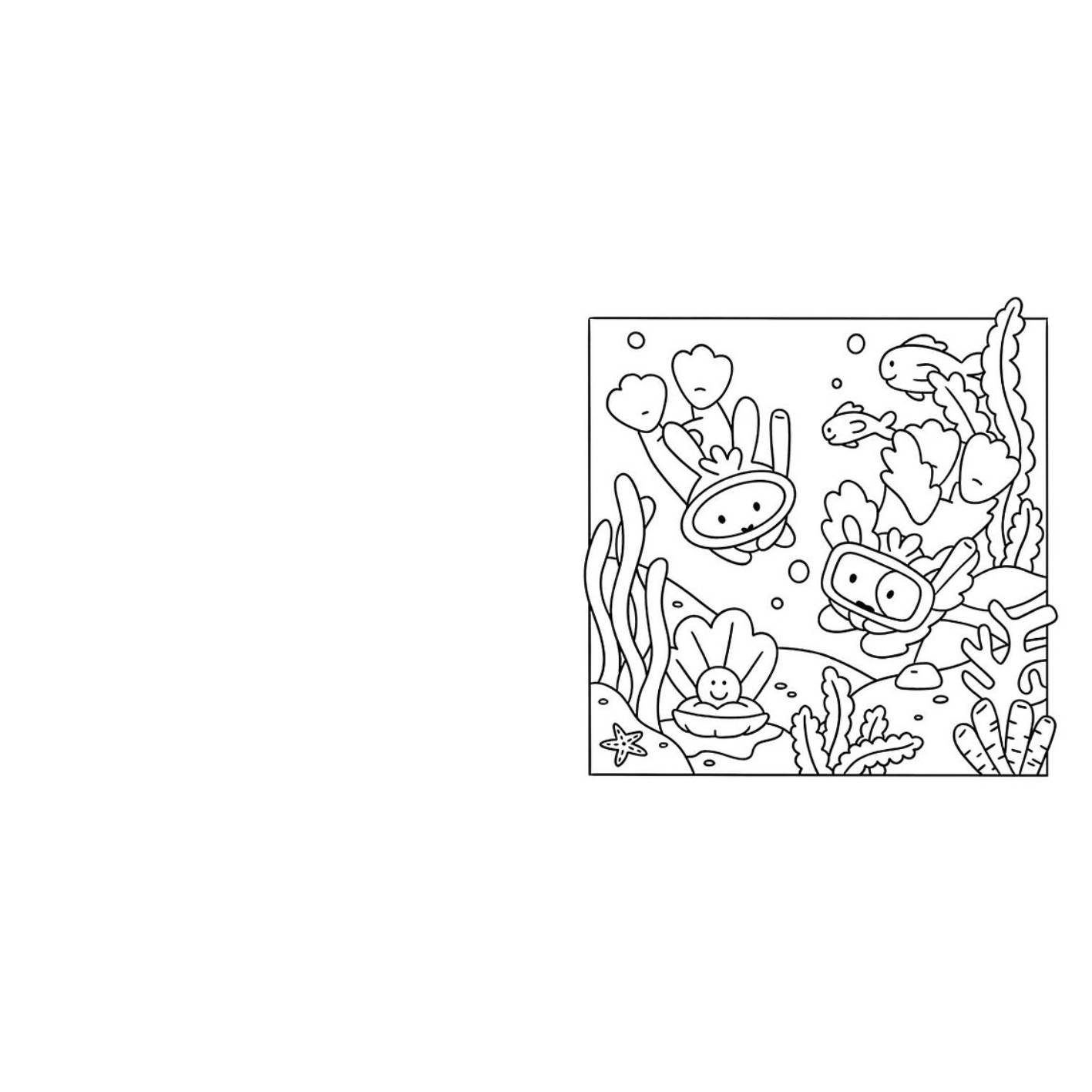 חוברת צביעה קאוואי - אוכלים – תמונה 5