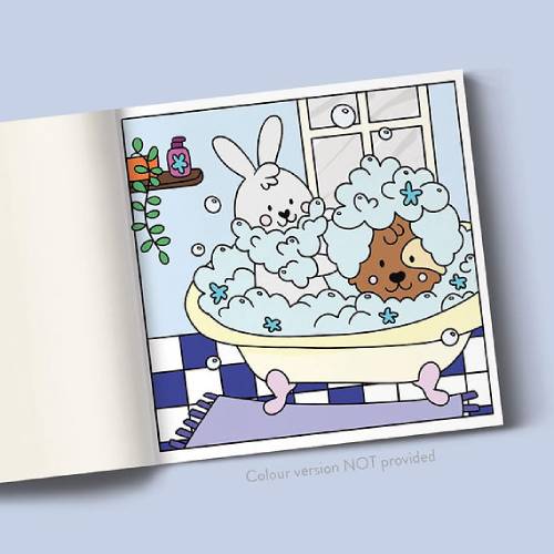 חוברת צביעה - קאוואי - חמודים – תמונה 6