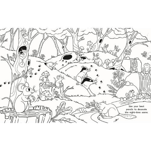 פוסטר לצביעה זוהר בחשיכה - טבע igloo – תמונה 3