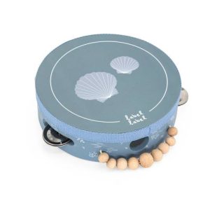 תוף מרים כחול Label Label