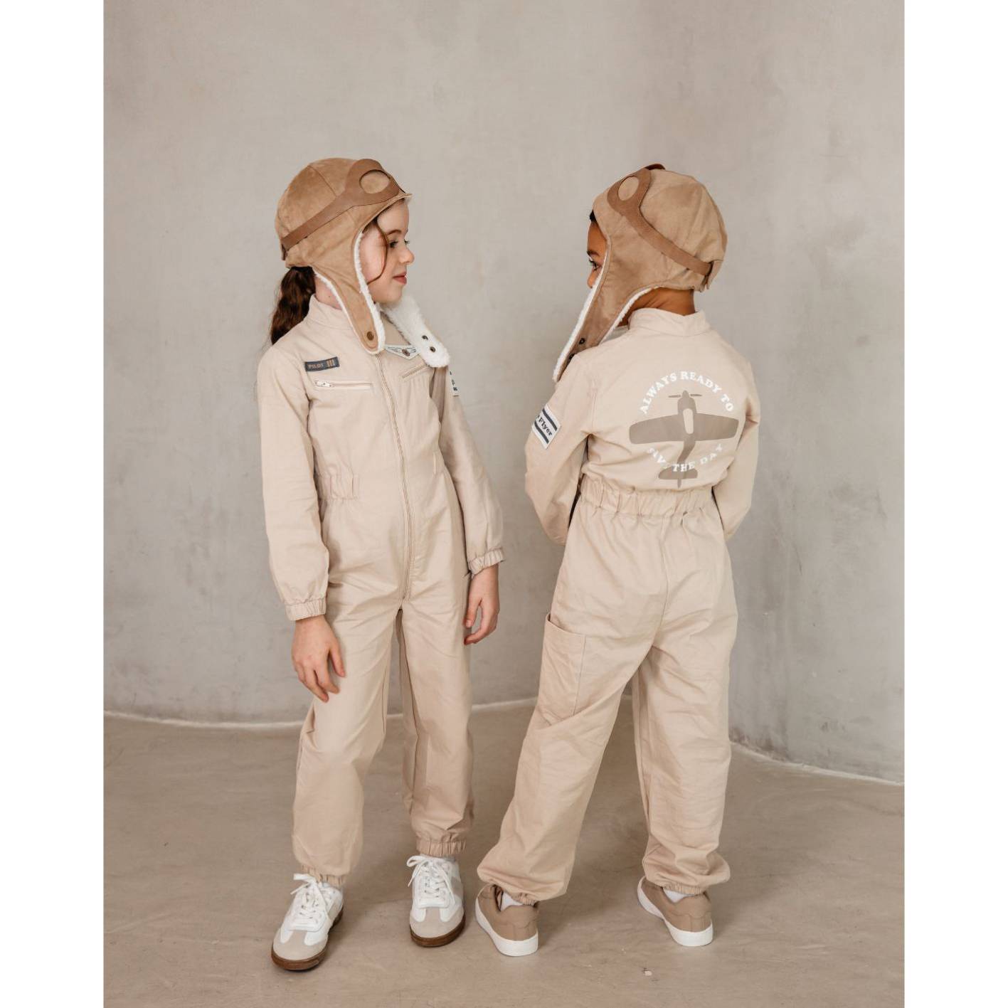 תחפושת טייס בז' - 2-3 - מיננה – תמונה 4