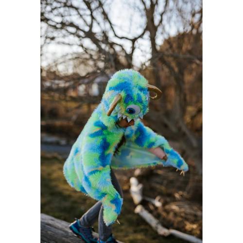 גלימת מפלצת ירוקה עם כפות ידיים גיל 4-6 Great Pretenders – תמונה 5