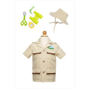 תחפושת 5/6 - היערן (חולצה, כובע, משקפת, כוס ותופסן) Great Pretenders