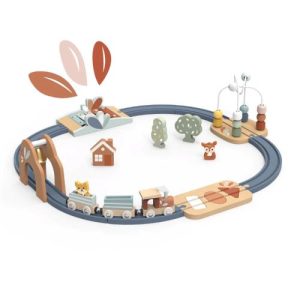 מסלול רכבת מעץ Speedy Monkey