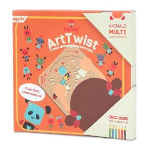 ערכת יצירה - ארטוויסט שבלונות ציור - חיות Kipod