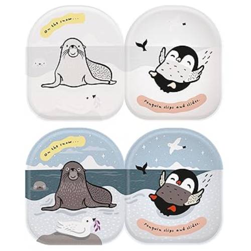 ספר לאמבטיה מחליף צבעים במים - Penguin & Friends – תמונה 3