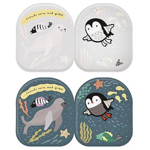 ספר לאמבטיה מחליף צבעים במים - Penguin & Friends – תמונה 4