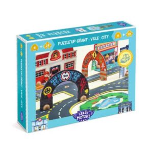 פאזל רצפה 28 + 6 חלקים - העיר שלי Djeco