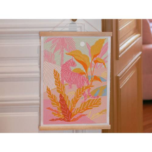 LA PETIT epicerie Diamond Painting - Pink Jungle – תמונה 3