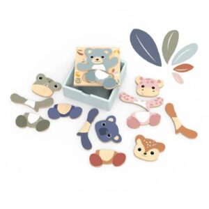 פאזל הלבשה מעץ Speedy Monkey