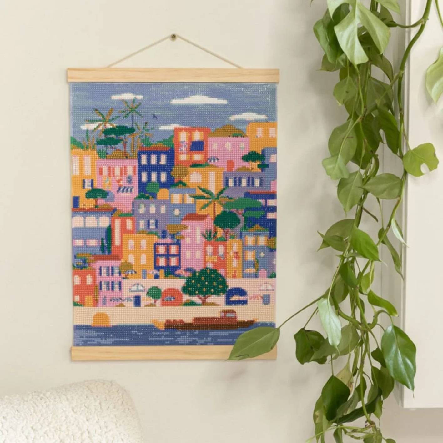⁦ערכת יצירה - Petit Diamond - Colorful Houses⁩ – תמונה ⁦3⁩
