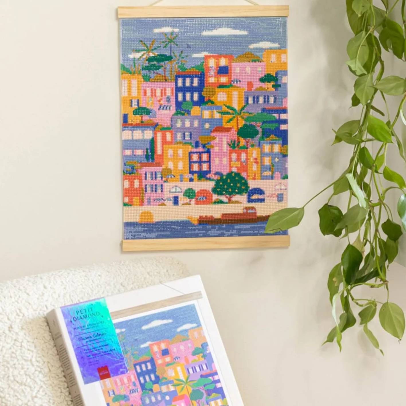 ⁦ערכת יצירה - Petit Diamond - Colorful Houses⁩ – תמונה ⁦4⁩