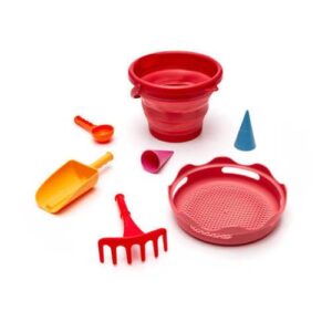 מארז לחוף הים - 7 ב - 1 - אדום