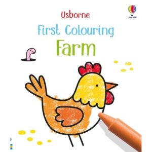 חוברת צביעה ראשונה - חווה Usborne