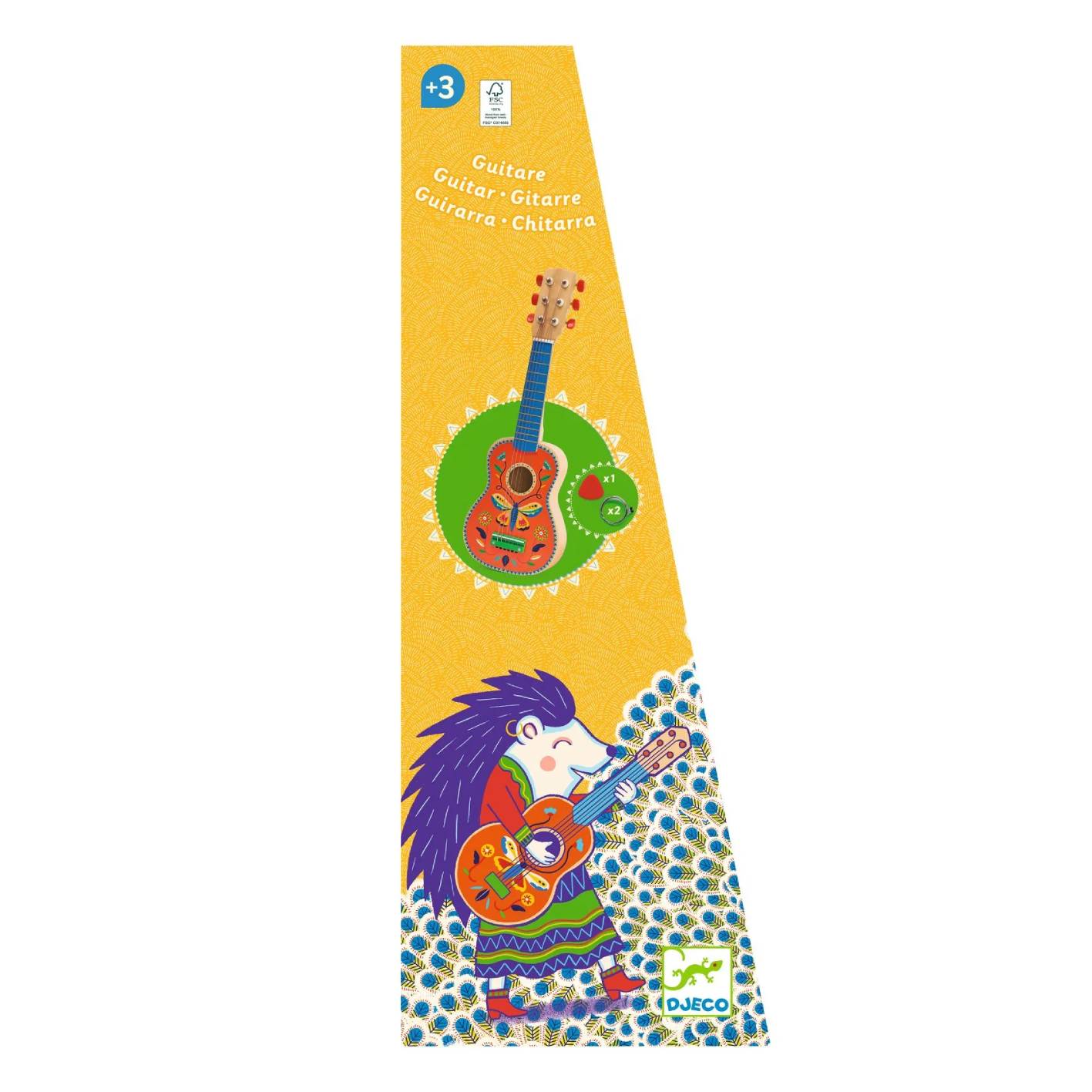 גיטרה - 6 מיתרי מתכת Djeco – תמונה 2