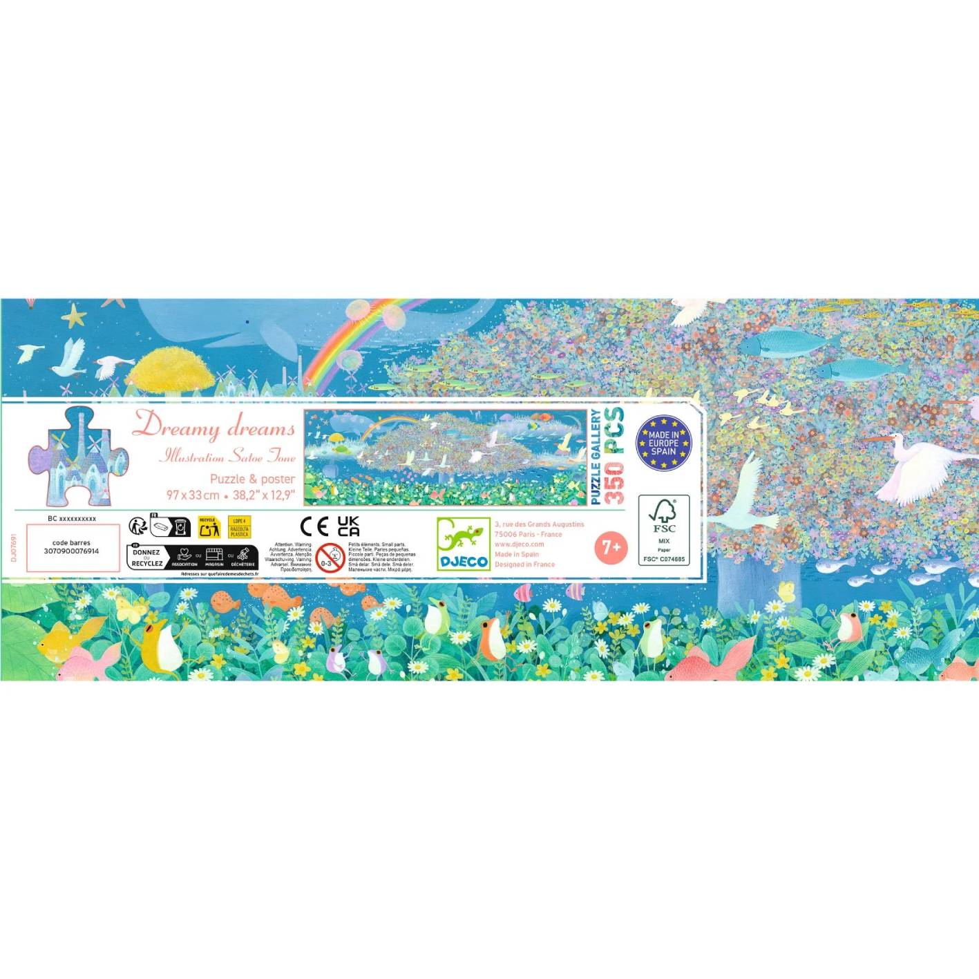 פאזל גלריה - 350 חלקים - חלומות נעימים Djeco – תמונה 3