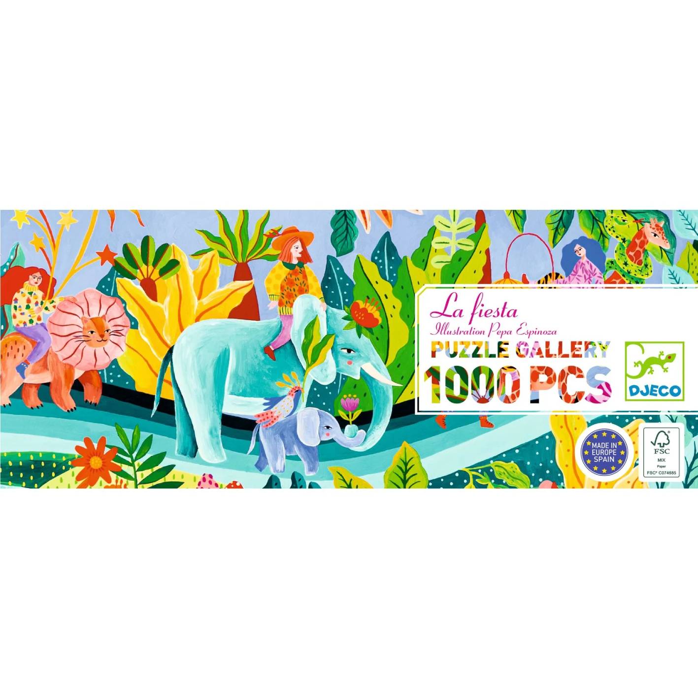 פאזל גלריה - 1000 חלקים - הפייסטה Djeco – תמונה 2