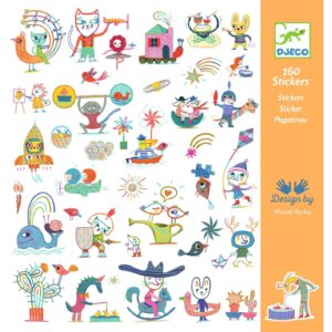 160 מדבקות - גאזט Djeco