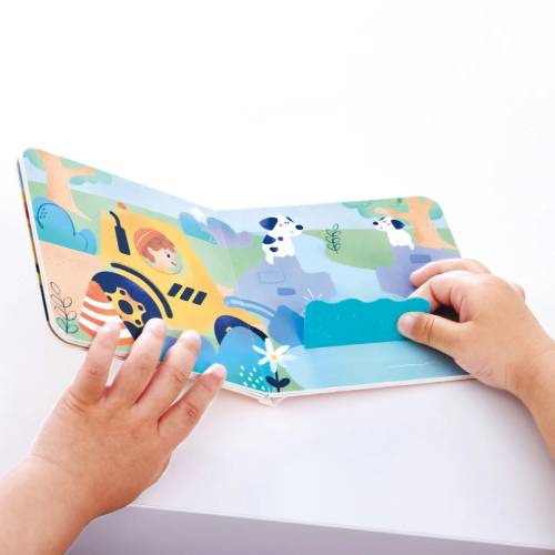 דחפור בנייה עם צלילים Hape – תמונה 6