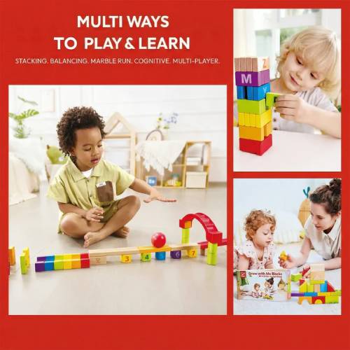 קוביות הרכבה מותאמות גיל Hape – תמונה 5
